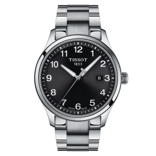 Gent XL Classic Paslanmaz Çelik / Siyah / Bilezik 42 mm