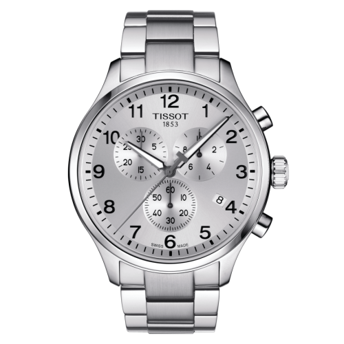 Chrono XL Classic Paslanmaz Çelik / Gümüş / Bilezik 45 mm
