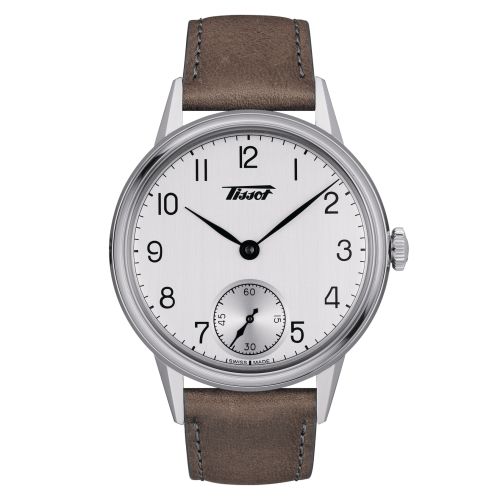 Tissot Heritage Petite Seconde 42 Paslanmaz Çelik / Gümüş, referans T119.405.16.037.01