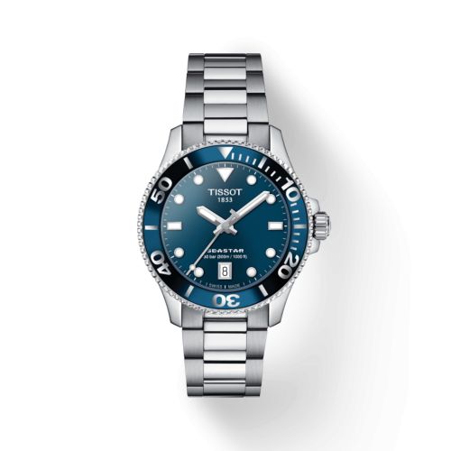 Tissot Seastar 1000 36 Quartz Paslanmaz Çelik / Mavi / Bilezik, referans T120.210.11.041.00