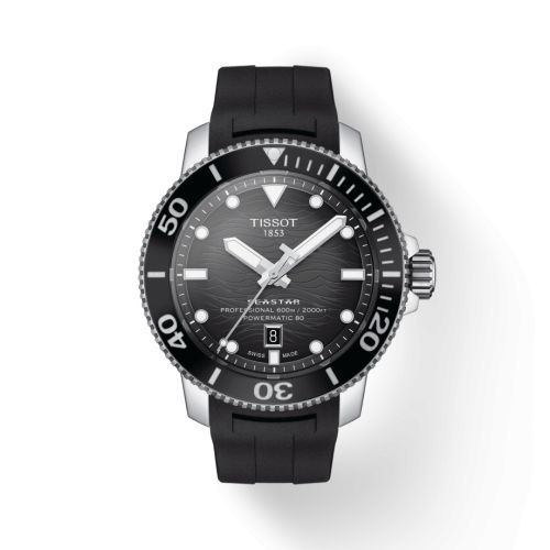 Tissot Seastar 2000 Professional Paslanmaz Çelik / Gri / Kauçuk 46mm, referans T120.607.17.441.00