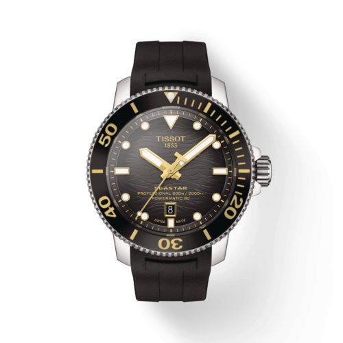 Tissot Seastar 2000 Professional Paslanmaz Çelik / Gri / Kauçuk 46mm, referans T120.607.17.441.01