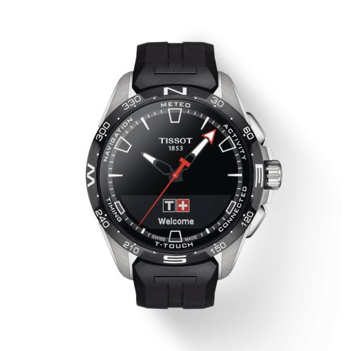 T-Touch Connect Solar Titanyum - Seramik / Siyah / Kauçuk 47.5 mm