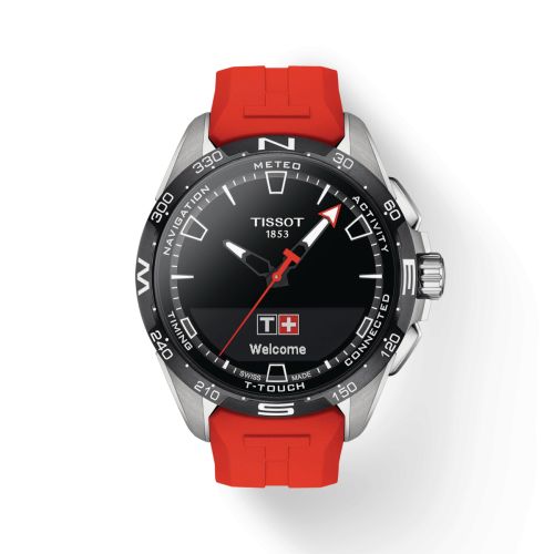 Tissot T-Touch Connect Solar Titanyum - Seramik / Siyah / Kauçuk 47.5mm, referans T121.420.47.051.01