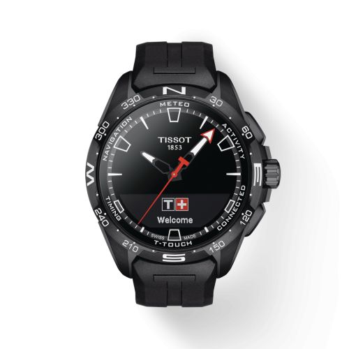 T-Touch Connect Solar Siyah Titanyum - Seramik / Siyah / Kauçuk 47.5 mm