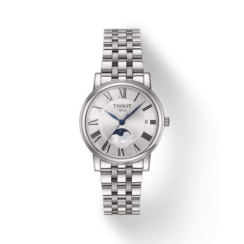 Carson Premium Lady Moonphase Paslanmaz Çelik / Gümüş/ Bilezik 32 mm