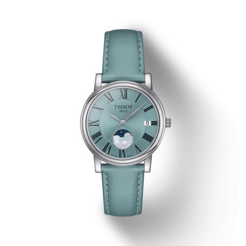Carson Premium Lady Moonphase Paslanmaz Çelik / Mavi 32 mm