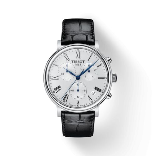 Tissot Carson Premium Chronograph Stainless Steel / Silver 41mm, reference T122.417.16.033.00