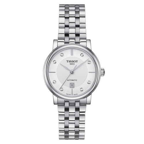 Carson Premium Automatic 30 Paslanmaz Çelik / Gümüş - Elmas / Bilezik