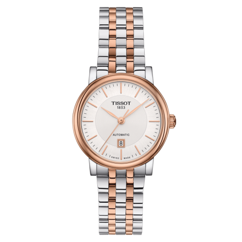 Carson Premium Automatic 30 Paslanmaz Çelik / Pembe Altın PVD / Gümüş / Bilezik