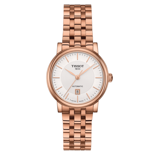 Carson Premium Automatic 30 Pembe Altın PVD / Gümüş / Bilezik