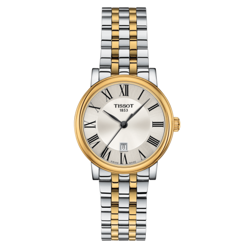 Carson Premium Quartz 30 Paslanmaz Çelik - Sarı Altın / Gümüş / Bilezik