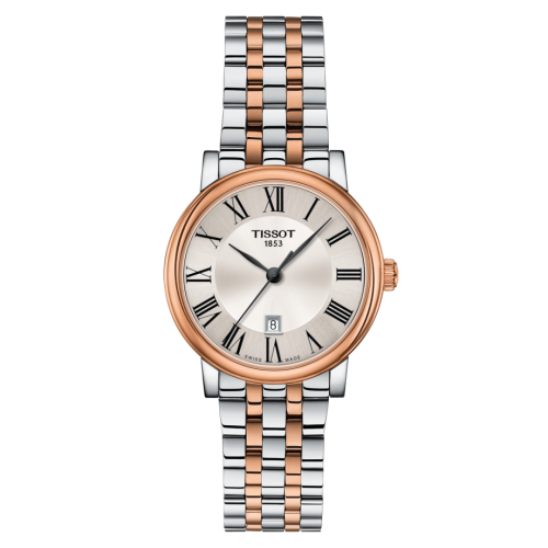 Carson Premium Quartz 30 Paslanmaz Çelik - Pembe Altın  / Gümüş / Bilezik