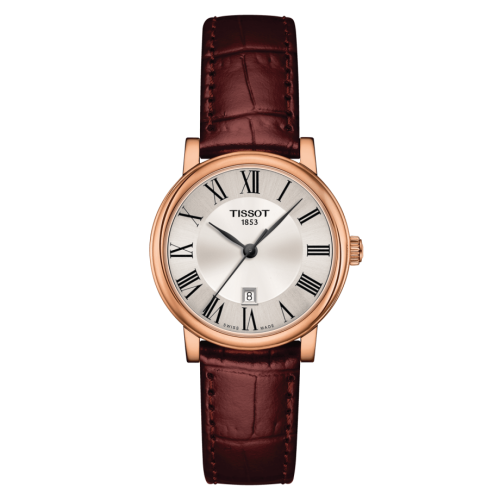 Carson Premium Quartz 30 Pembe Altın / Gümüş / Kayış