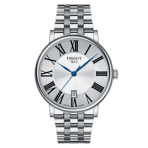 Tissot Carson Premium Quartz 40 Stainless Steel / Silver / Bracelet, reference T122.410.11.033.00