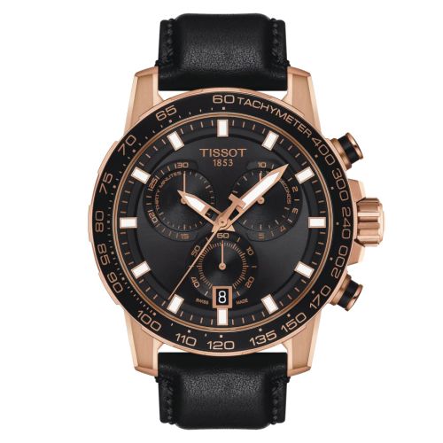 Supersport Chrono Pembe Altın / Siyah 45.5 mm