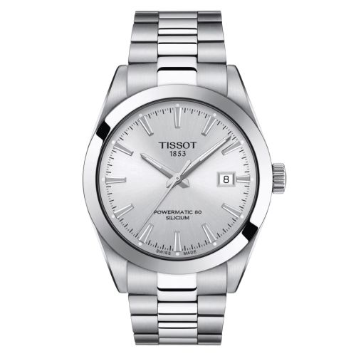 Tissot Gentleman Powermatic Paslanmaz Çelik / Gümüş / Bilezik 40mm, referans T127.407.11.031.00