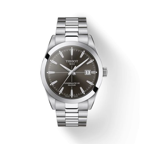 Tissot Gentleman Powermatic Paslanmaz Çelik / Gri / Japan 40mm, referans T127.407.11.061.00