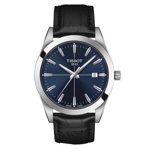 Tissot Gentleman Quartz Paslanmaz Çelik / Mavi / Kayış 40mm, referans T127.410.16.041.01