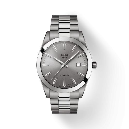 Tissot Gentleman Quartz Titanyum / Gri / Bilezik 40mm, referans T127.410.44.081.00
