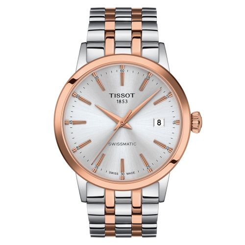 Tissot Dream Swissmatic 42 Two Tone / Gümüş / Bilezik, referans T129.407.22.031.00