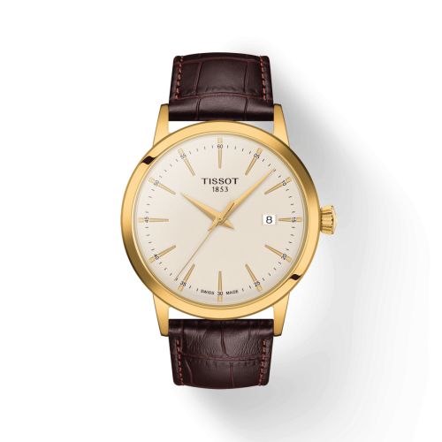 Tissot Dream Quartz 42 Sarı Altın / Ivory, referans T129.410.36.261.00