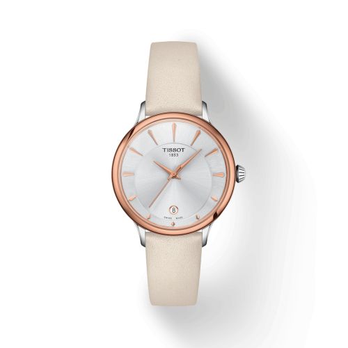 Odaci-T Paslanmaz Çelik - Pembe Altın / Gümüş 33.17 mm