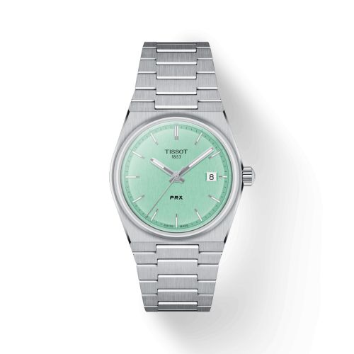 PRX Quartz 35 Stainless Steel / Mint Green
