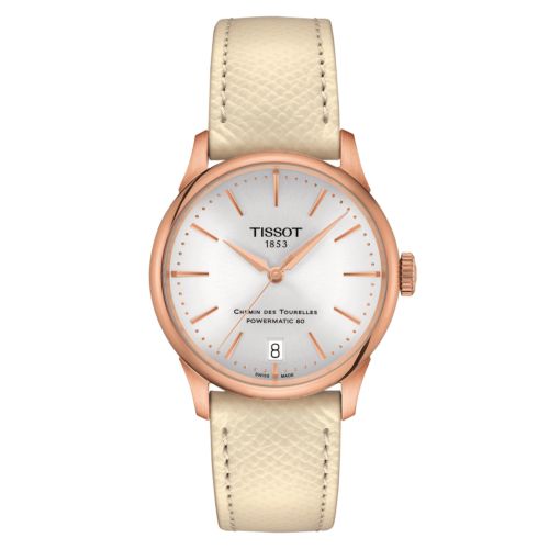 Chemin Des Tourelles Powermatic 80 34 Pembe Altın / Gümüş