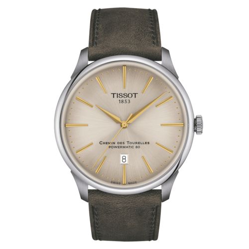 Tissot Chemin Des Tourelles Powermatic 80 42 Paslanmaz Çelik / Gümüş, referans T139.407.16.261.00