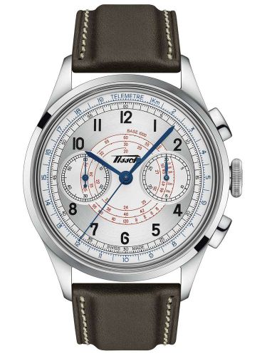 Telemeter 1938 Chronograph Paslanmaz Çelik / Gümüş
