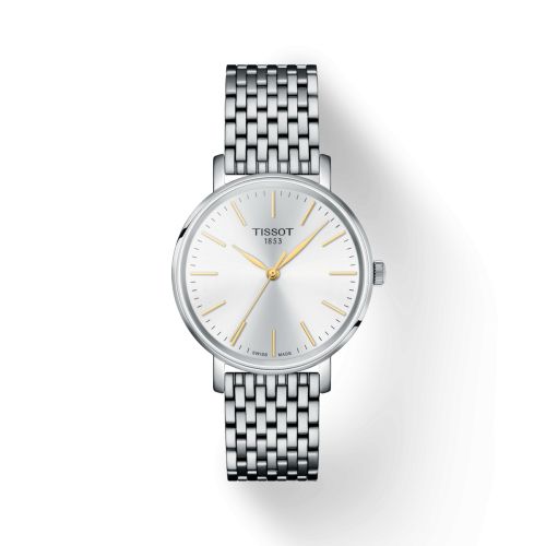 Tissot Everytime Lady Paslanmaz Çelik / Gümüş / Bilezik 34mm, referans T143.210.11.011.01