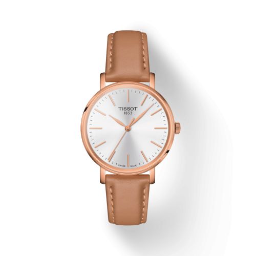 Tissot Everytime Lady Pembe Altın / Gümüş 34mm, referans T143.210.36.011.00