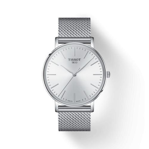 Tissot Everytime Gent Paslanmaz Çelik / Gümüş / Bilezik 40mm, referans T143.410.11.011.00