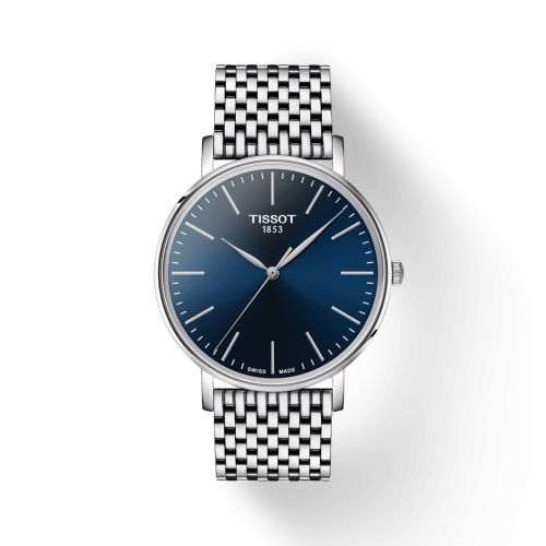 Tissot Everytime Gent Paslanmaz Çelik / Mavi / Bilezik 40mm, referans T143.410.11.041.00