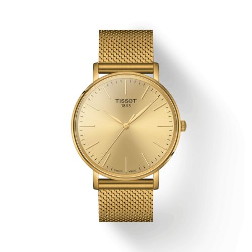 Tissot Everytime Gent Sarı Altın / Champagne 40mm, referans T143.410.33.021.00