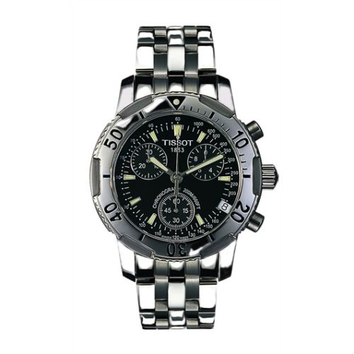 PRS 200 Quartz Chronograph Black 39.8 mm