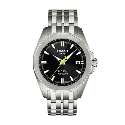 PRC 100 Quartz 41.3 Paslanmaz Çelik / Siyah / Bilezik
