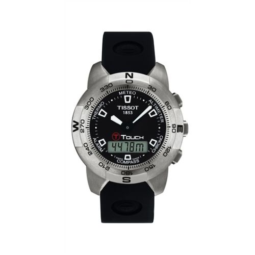 Tissot T-Touch Paslanmaz Çelik / Siyah / Kauçuk, referans T33.1.598.51