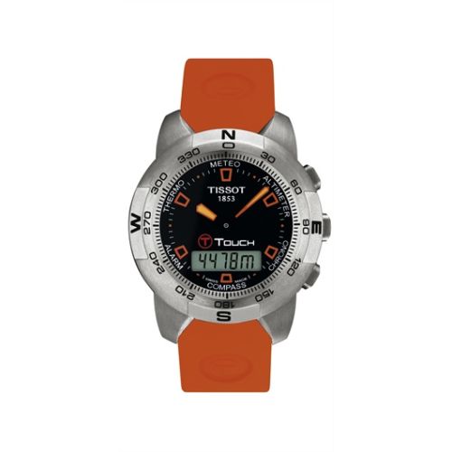 Tissot T-Touch Paslanmaz Çelik / Siyah / Kauçuk 42mm, referans T33.1.598.59