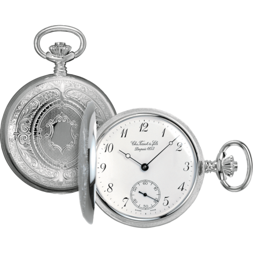 Tissot Tissot Savonnette Mechanical Gümüş / Beyaz, referans T83.1.406.12