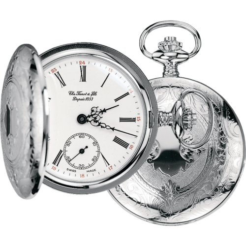 Tissot Tissot Savonnette Mechanical Paslanmaz Çelik / Beyaz, referans T83.6.401.13