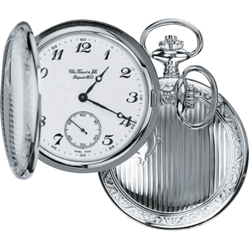 Tissot Tissot Savonnette Mechanical Paslanmaz Çelik / Beyaz, referans T83.6.402.12