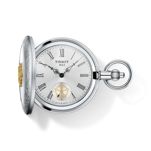 Tissot Double Savonnette Mechanical Brass / Palladium, referans T865.405.99.038.01