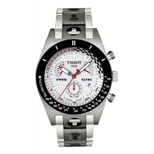 PRS 516 Quartz Chronograph 40 Paslanmaz Çelik / Gümüş / Bilezik