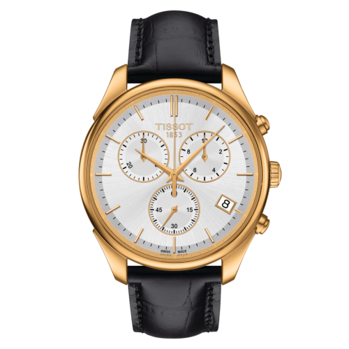 Tissot Vintage Chronograph 18k Altın / Gümüş 41mm, referans T920.417.16.031.00