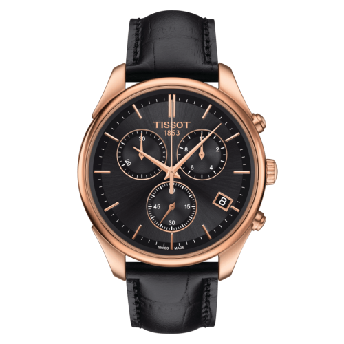 Vintage Chronograph 18k Altın / Siyah 41 mm