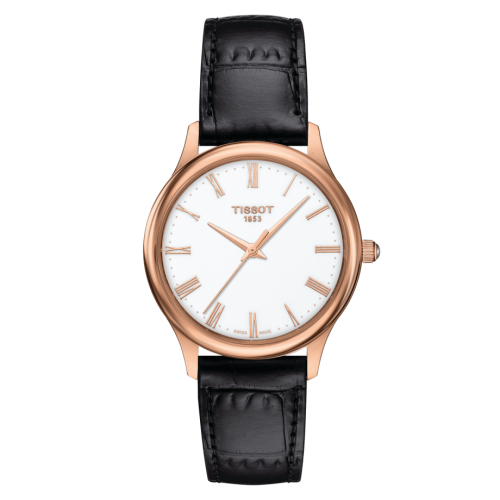 Tissot Excellence Lady Pembe Altın / Beyaz 31.8mm, referans T926.210.76.013.00