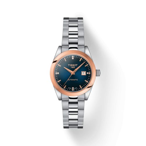 T-My Automatic Paslanmaz Çelik - Kırmızı Altın / Mavi 29.3 mm