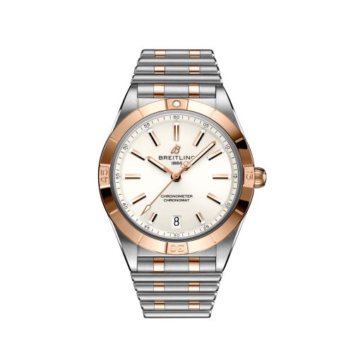 Breitling Chronomat Automatic 36 Paslanmaz Çelik / Kırmızı Altın / Beyaz / Rouleaux, referans U10380101A1U1
